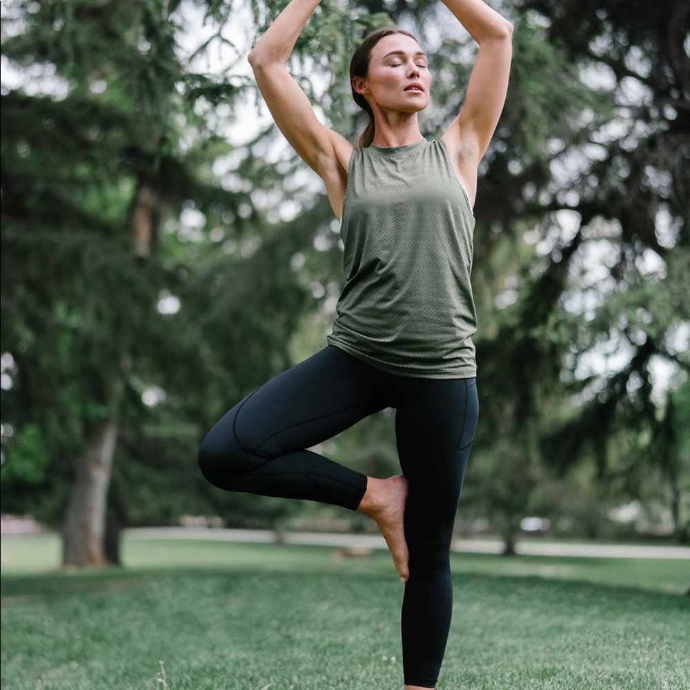Olive Chill Tank, Zyia Active, Medium